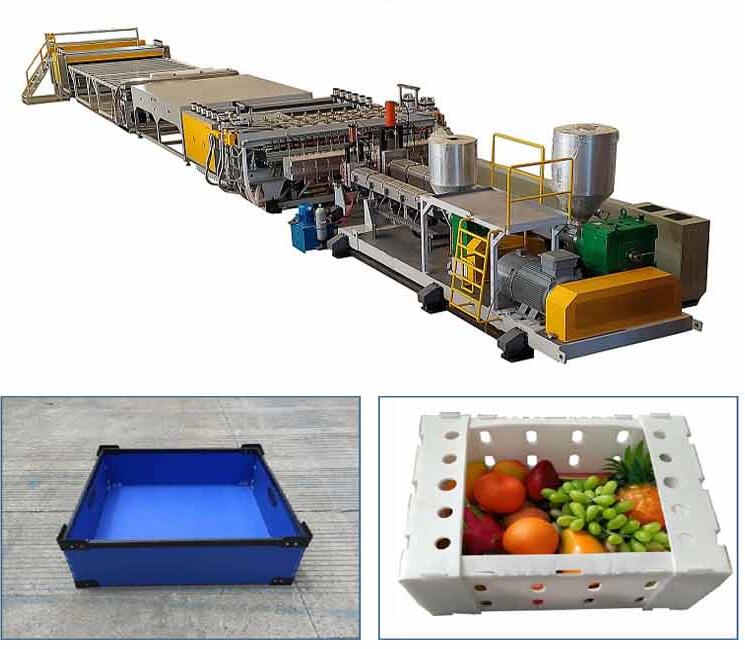 hollow sheet production line picture