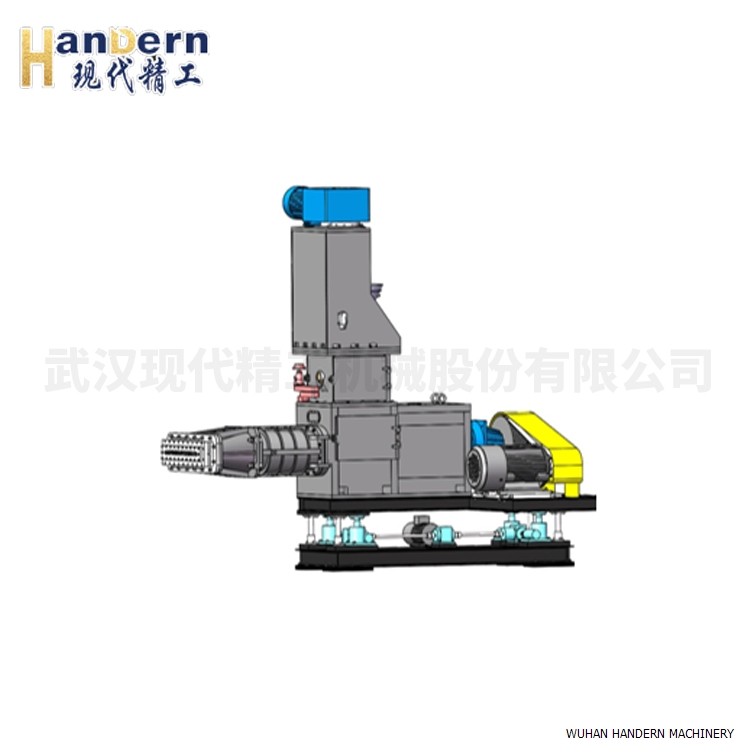 Vacuum extrusion molding machine