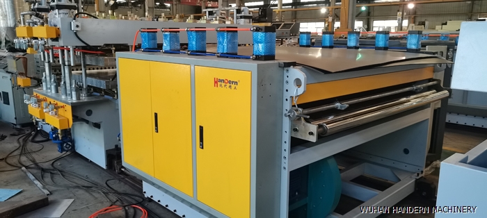 Twin screw hollow plate production line 2