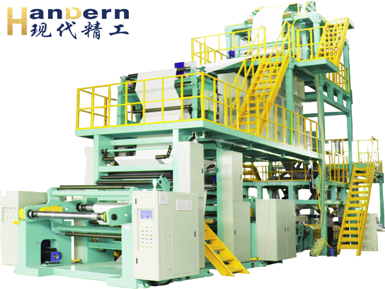 Stone paper blown film paper machine