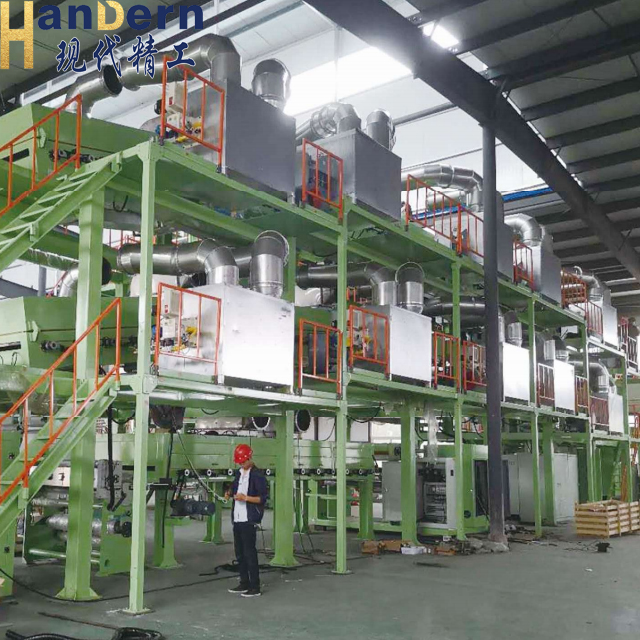 Stone paper coating production line