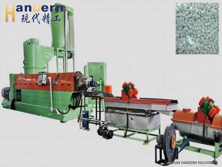 Stone paper crushing recycling granulation machine