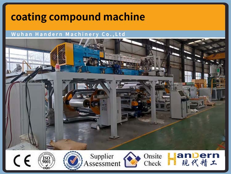 High-speed extrusion coating compound machine