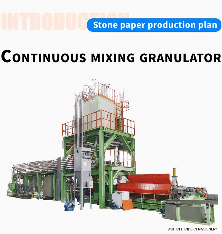 Continuous granulating machine 1