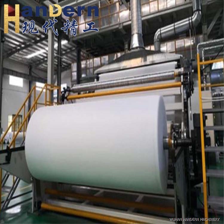 Meltblown nonwoven fabric production line