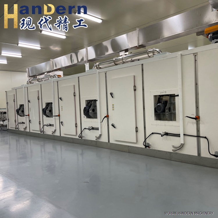 Wet process lithium battery separator production line