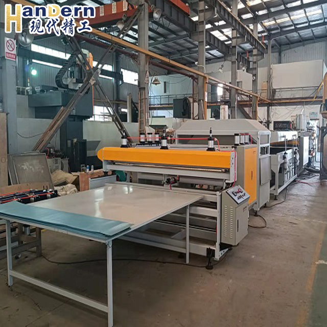 Hollow board production line