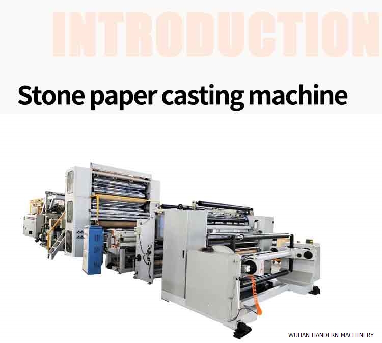 Stone paper casting paper machine 