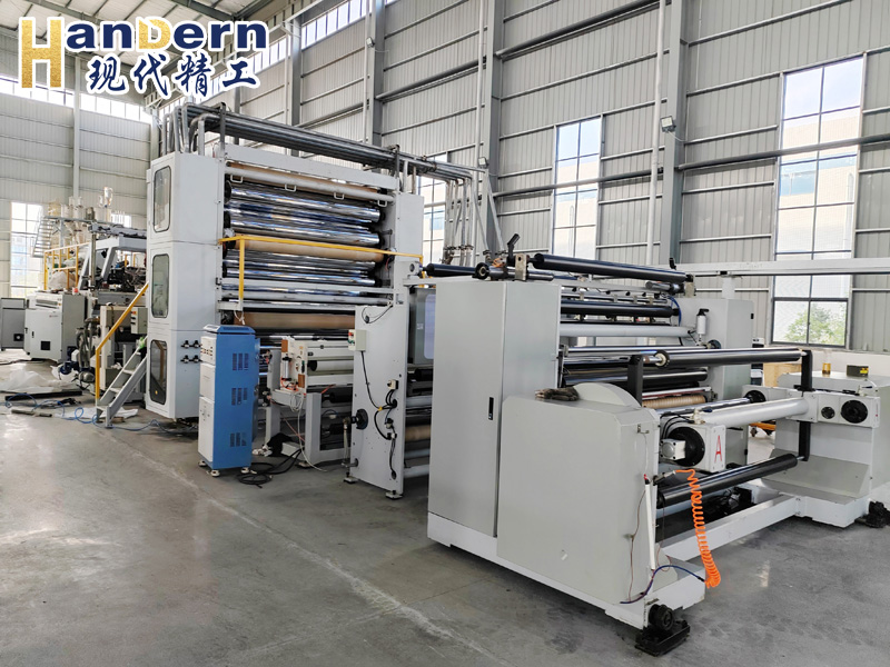 Stone paper casting paper machine