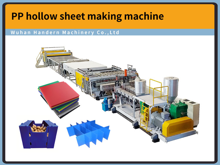 PP hollow sheet making machine