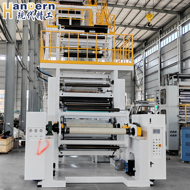 Stone paper blown film production line