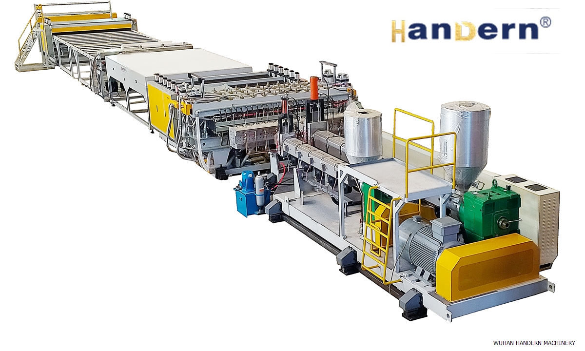 PP Hollow Sheet Extrusion Line